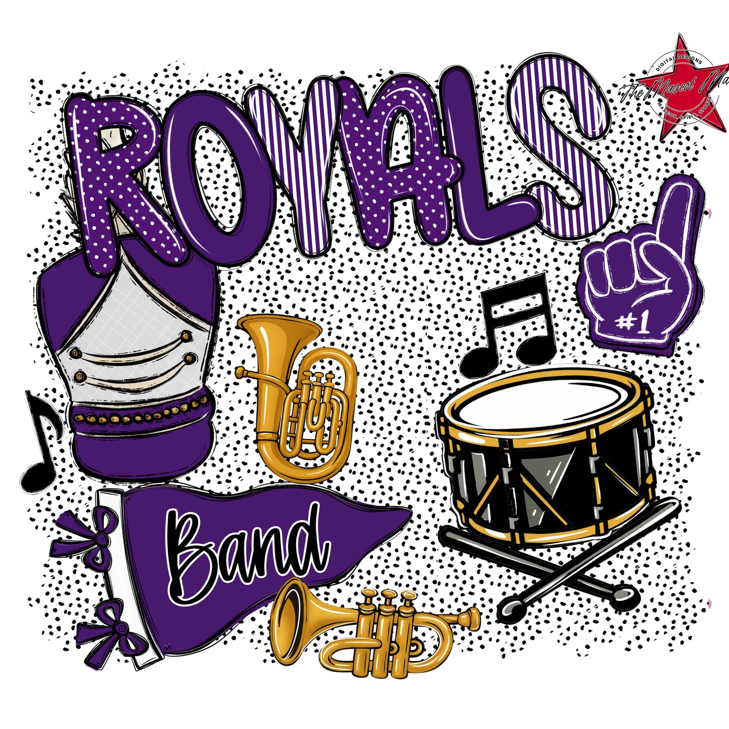 Royals Band Spirit-Purple