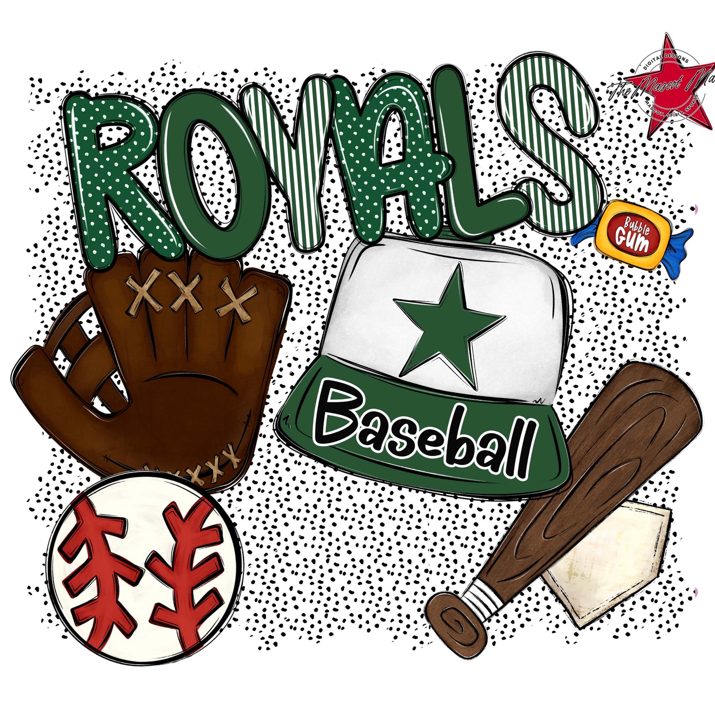 Royals Baseball Spirit-Green