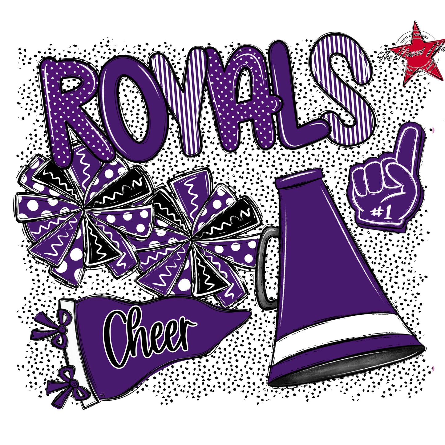 Royals Cheer Spirit-Purple