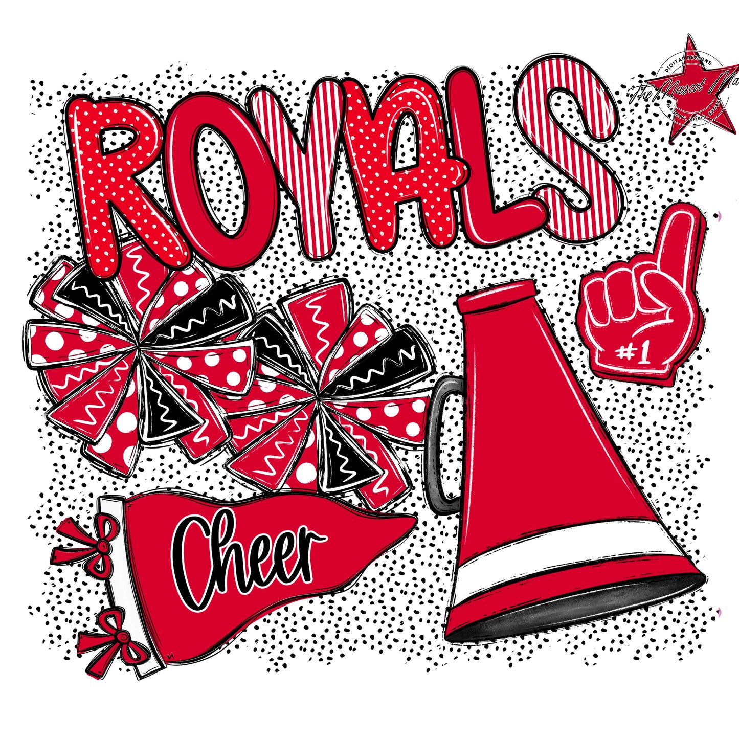 Royals Cheer Spirit-Red