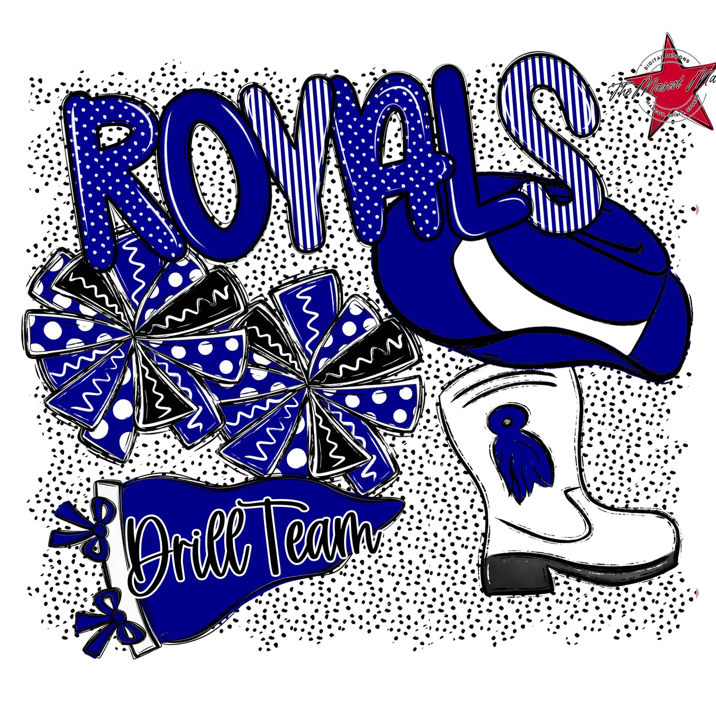 Royals Drillteam Spirit-Blue