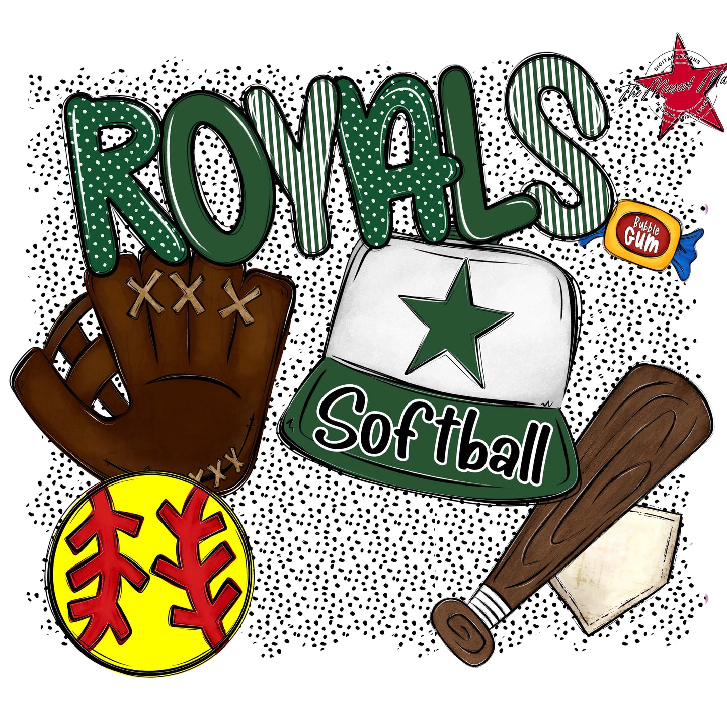 Royals Softball Spirit-Green