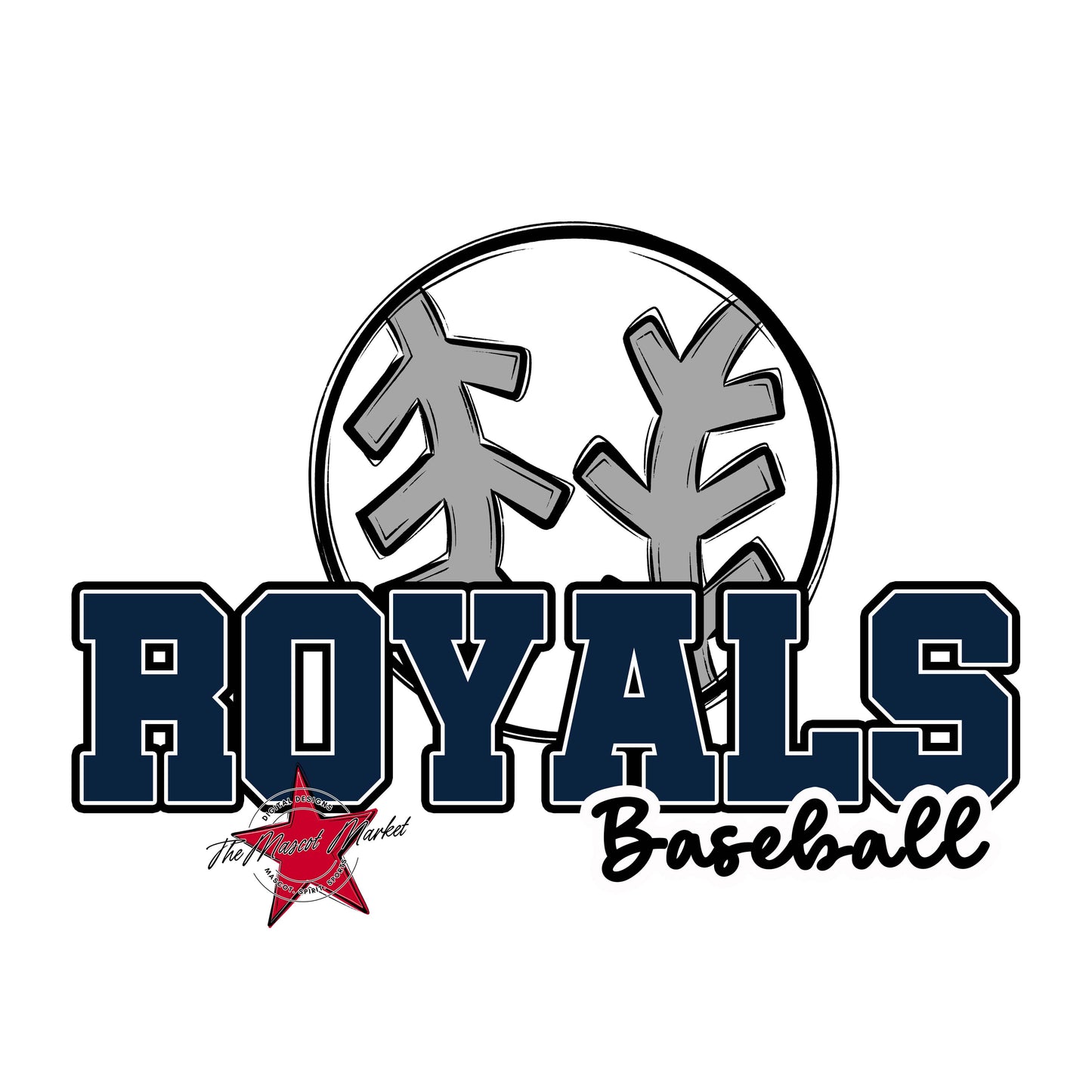 Royals Varsity Baseball-Navy