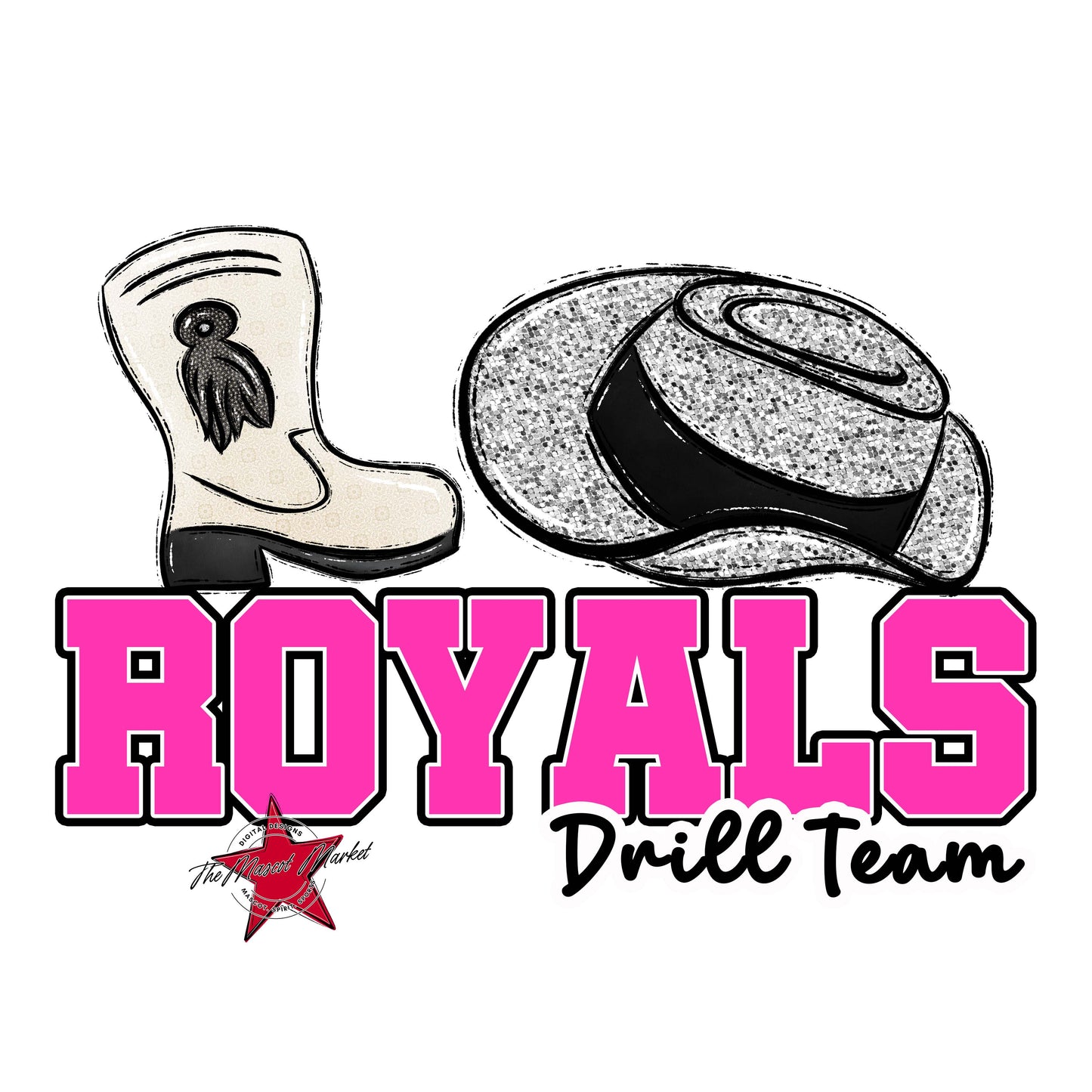 Royals Varsity Drillteam-Pink