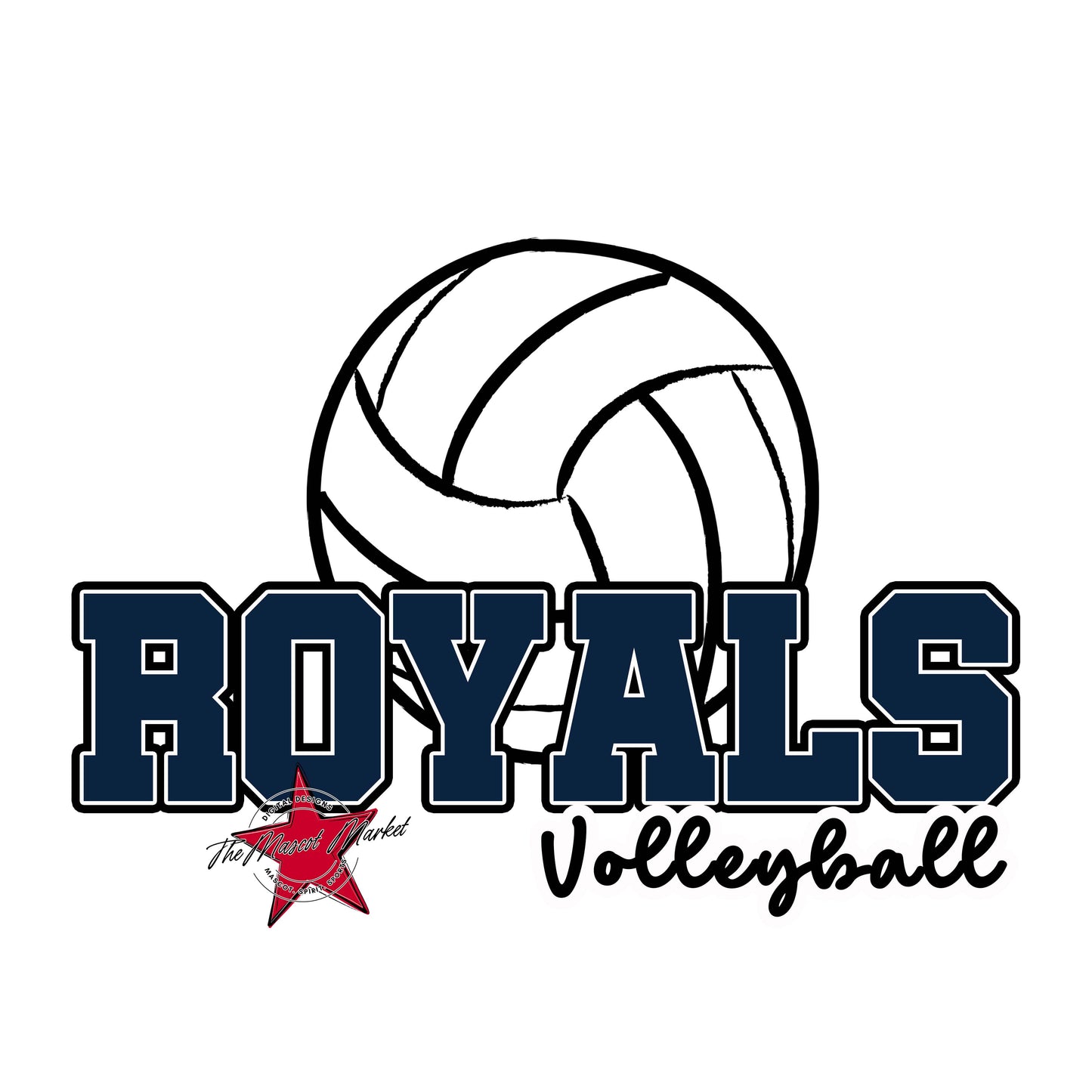 Royals Varsity Volleyball-Navy