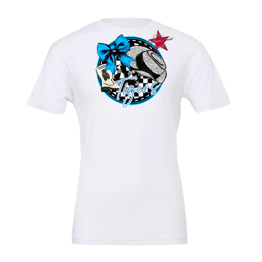 Tigers Circle Drillteam Design-Carolina Blue
