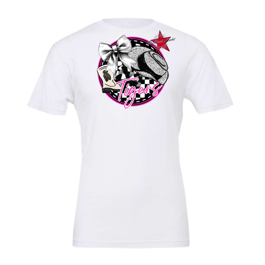 Tigers Circle Drillteam Design-Pink