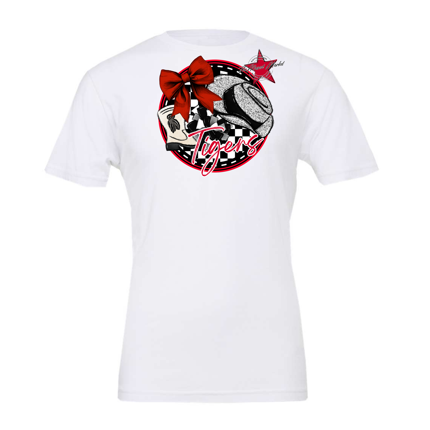 Tigers Circle Drillteam Design-Red