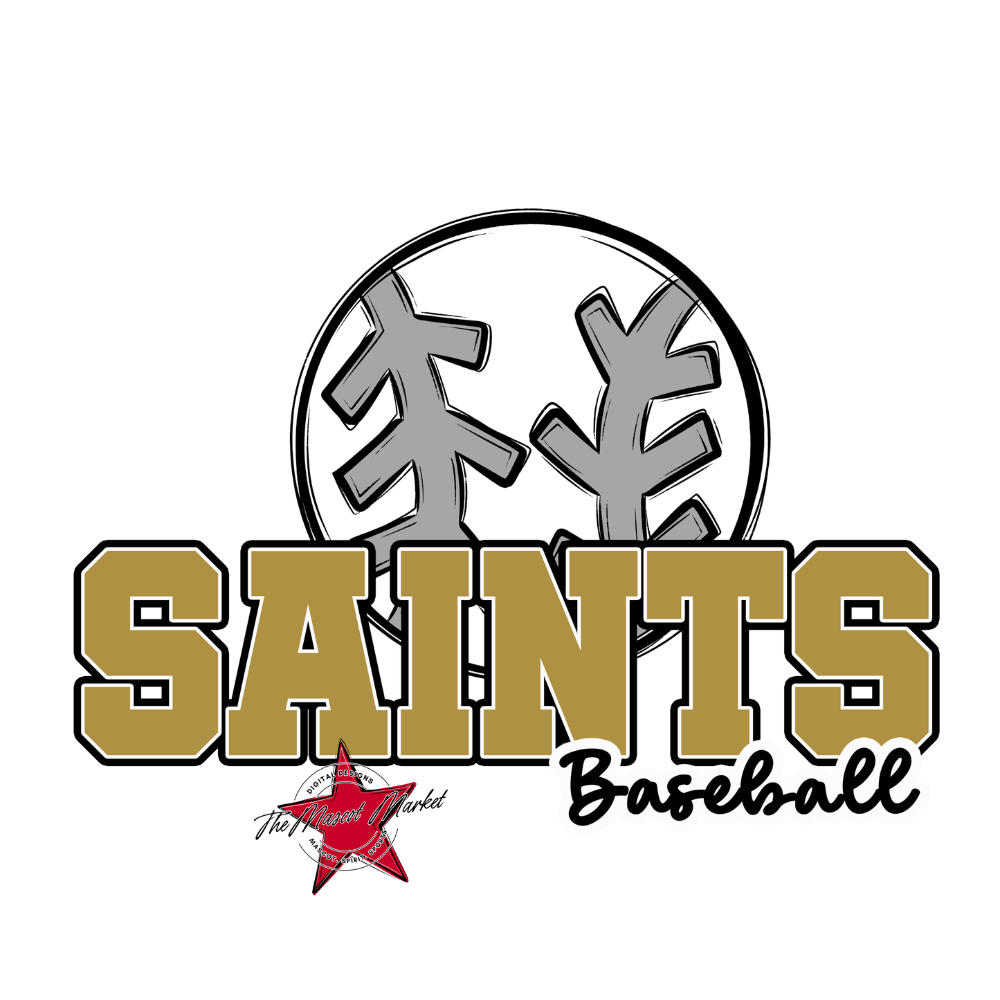 Saints Varsity Baseball-Gold