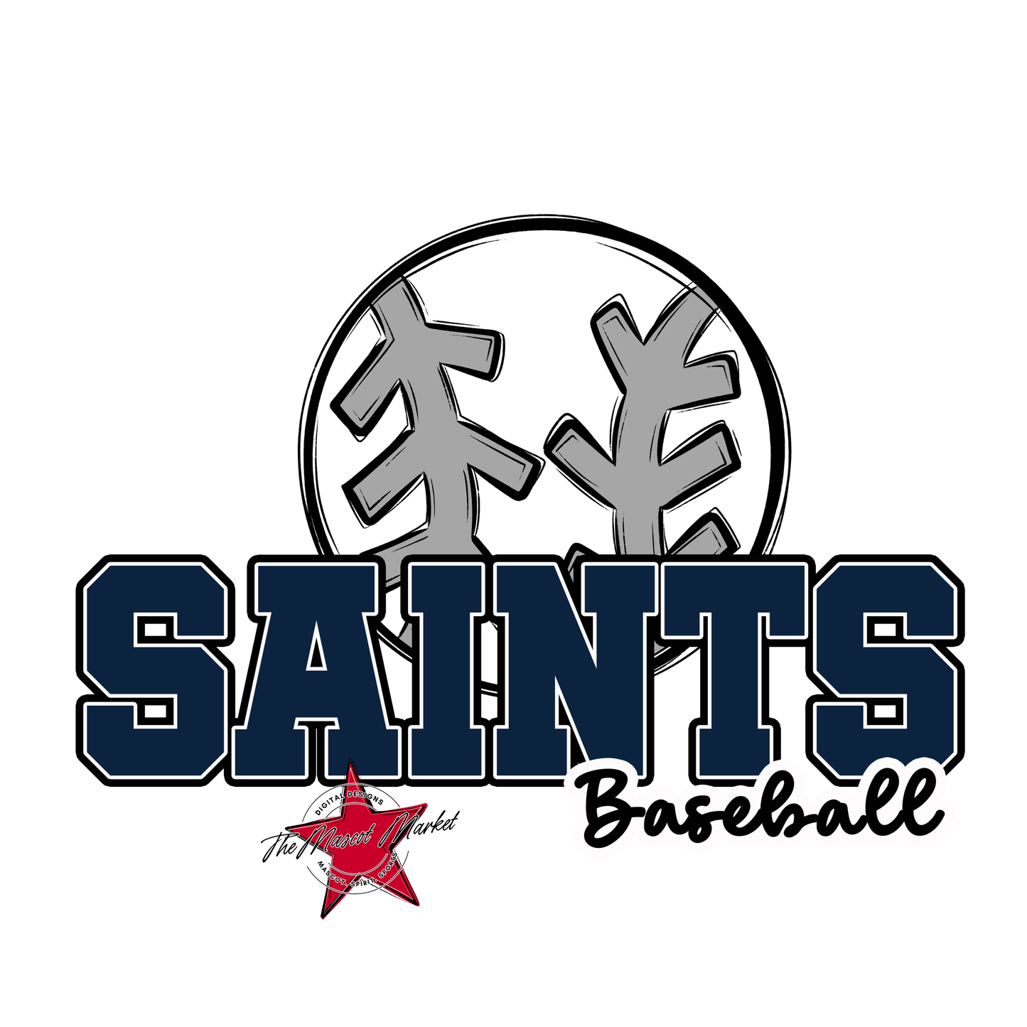 Saints Varsity Baseball-Navy