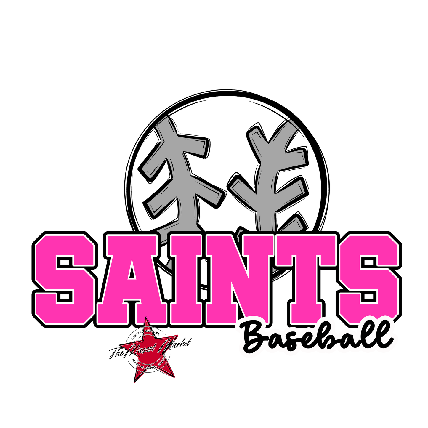 Saints Varsity Baseball-Pink