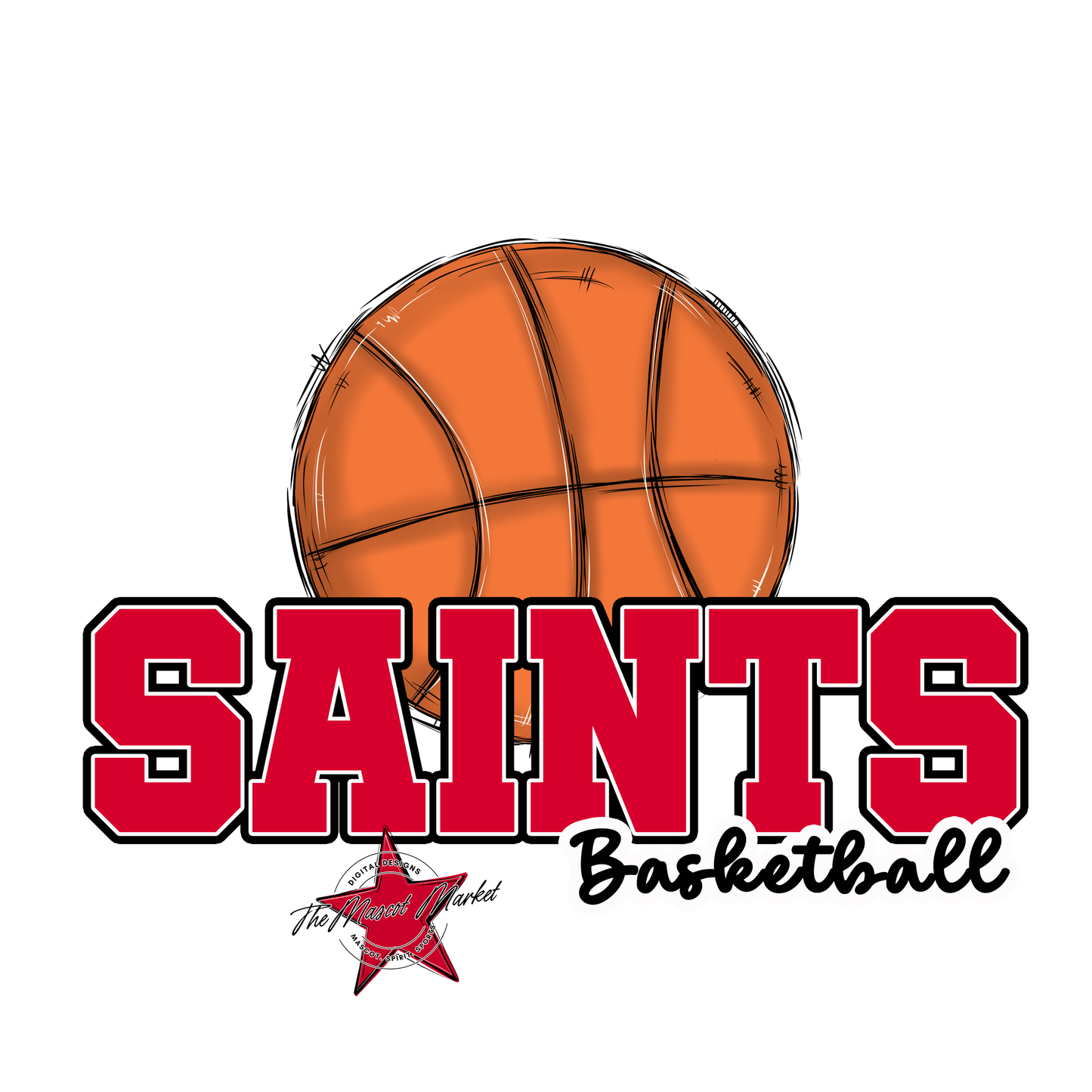 Saints Varsity Basketball-Red