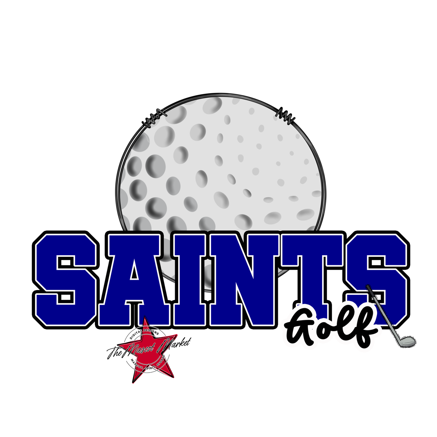 Saints Varsity Golf-Blue