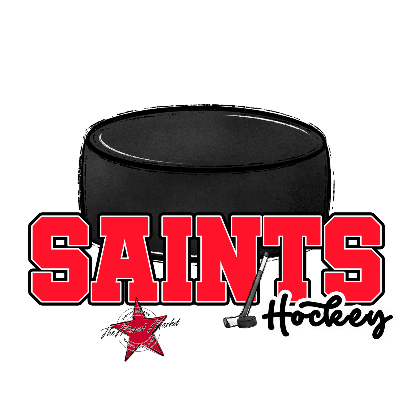 Saints Varsity Hockey-Bright Red