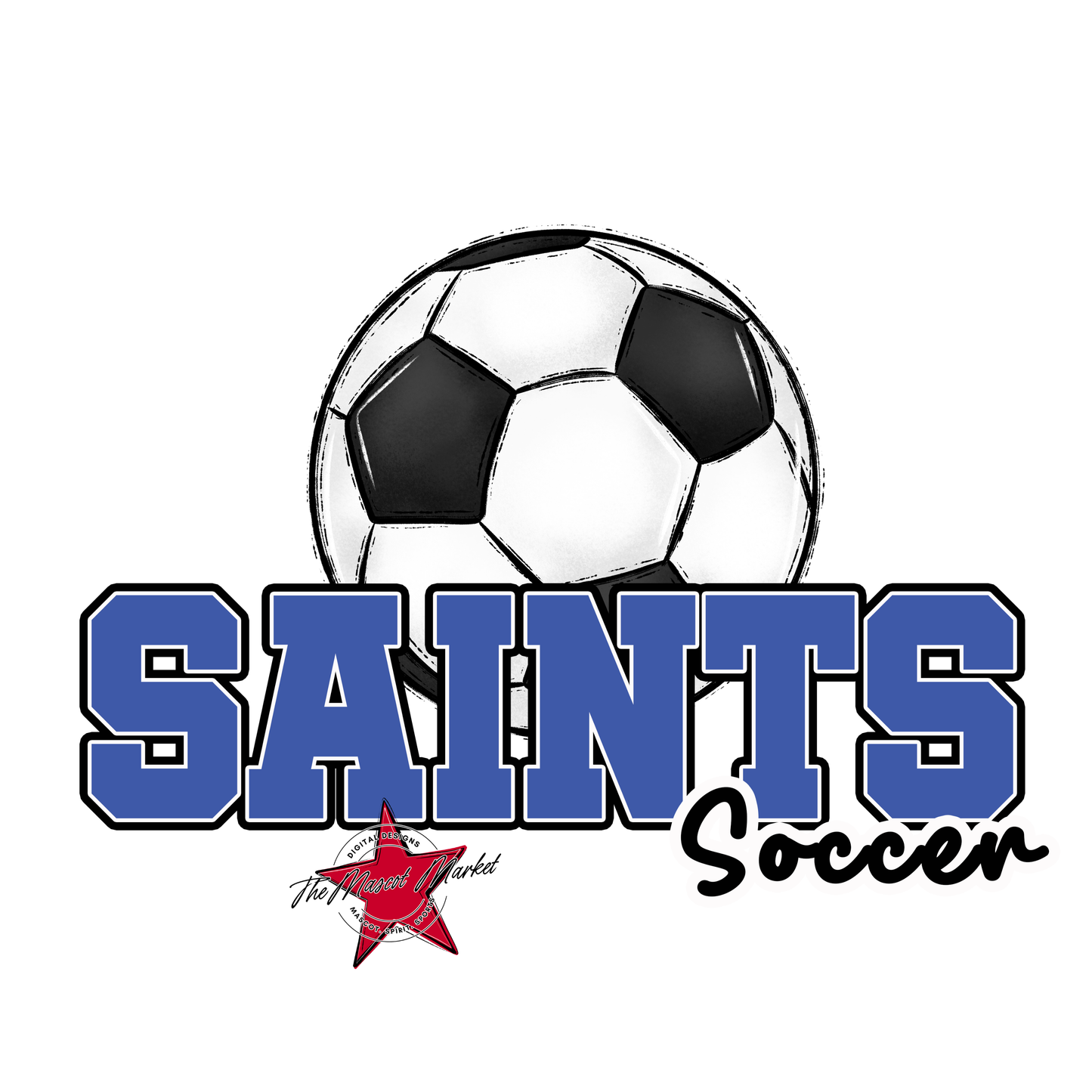 Saints Varsity Soccer-Off Blue