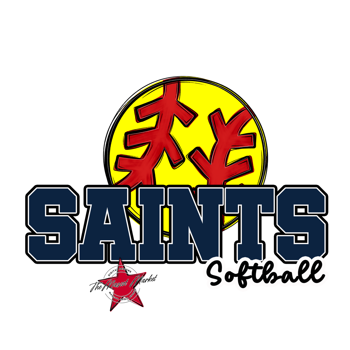 Saints Varsity Softball-Navy