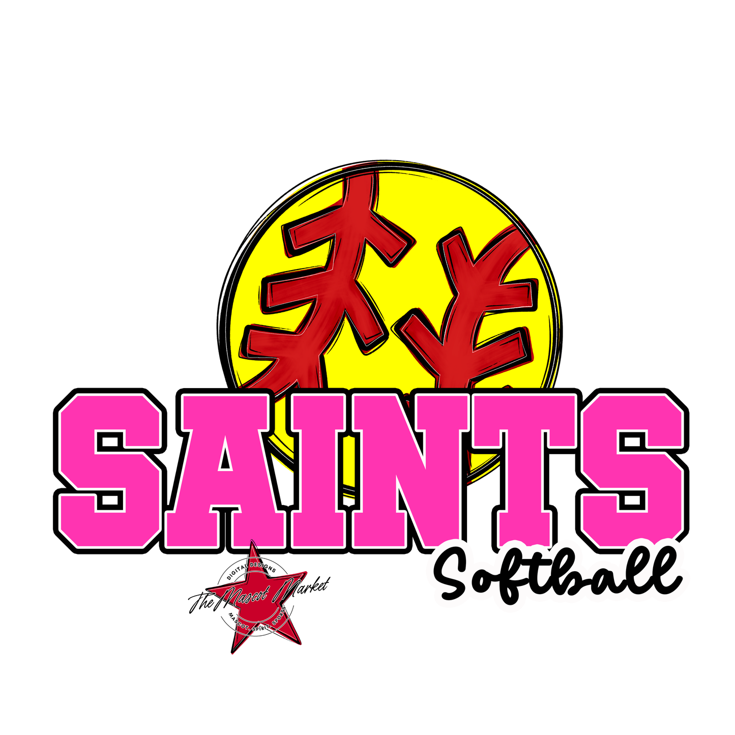 Saints Varsity Softball-Pink