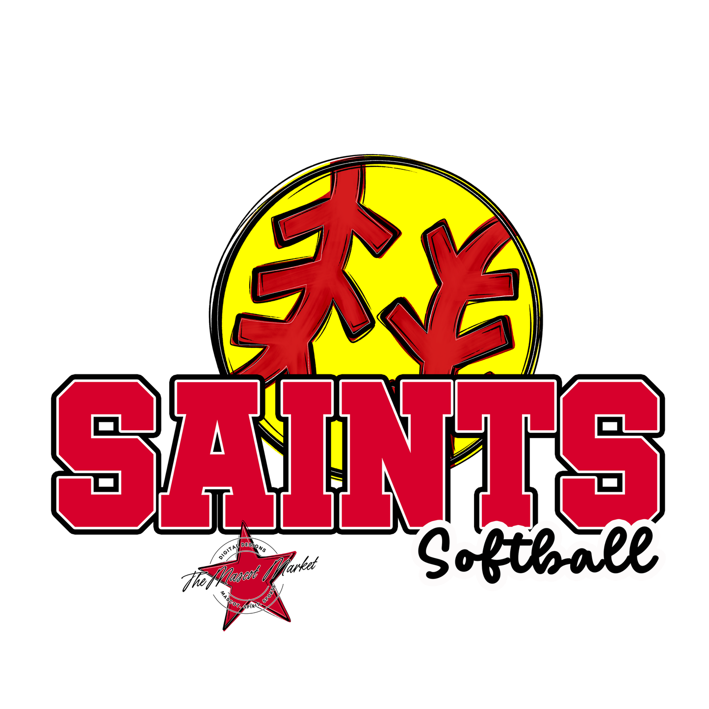 Saints Varsity Softball-Red