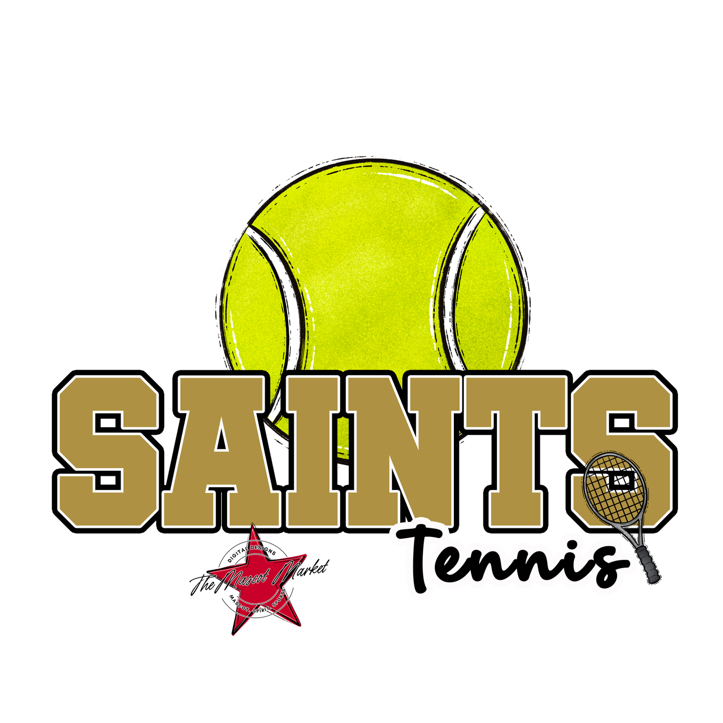Saints Varsity Tennis-Gold