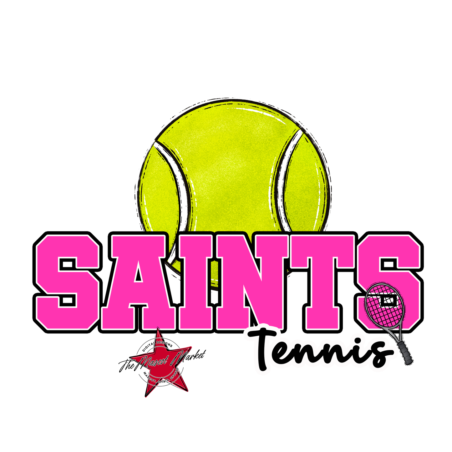 Saints Varsity Tennis-Pink