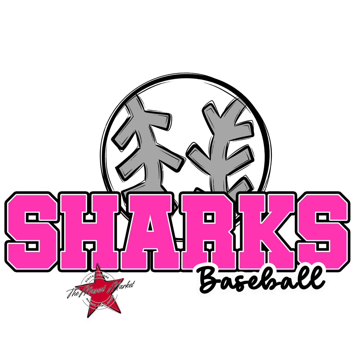 Sharks Varsity Baseball-Pink