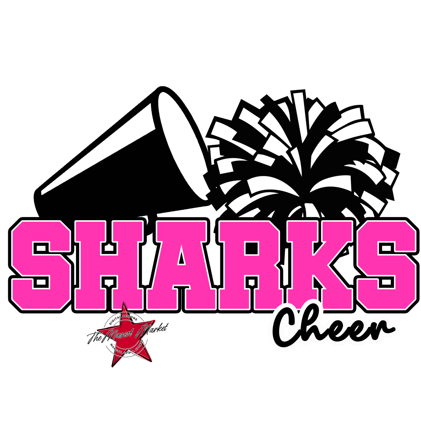 Sharks Varsity Cheer-Pink