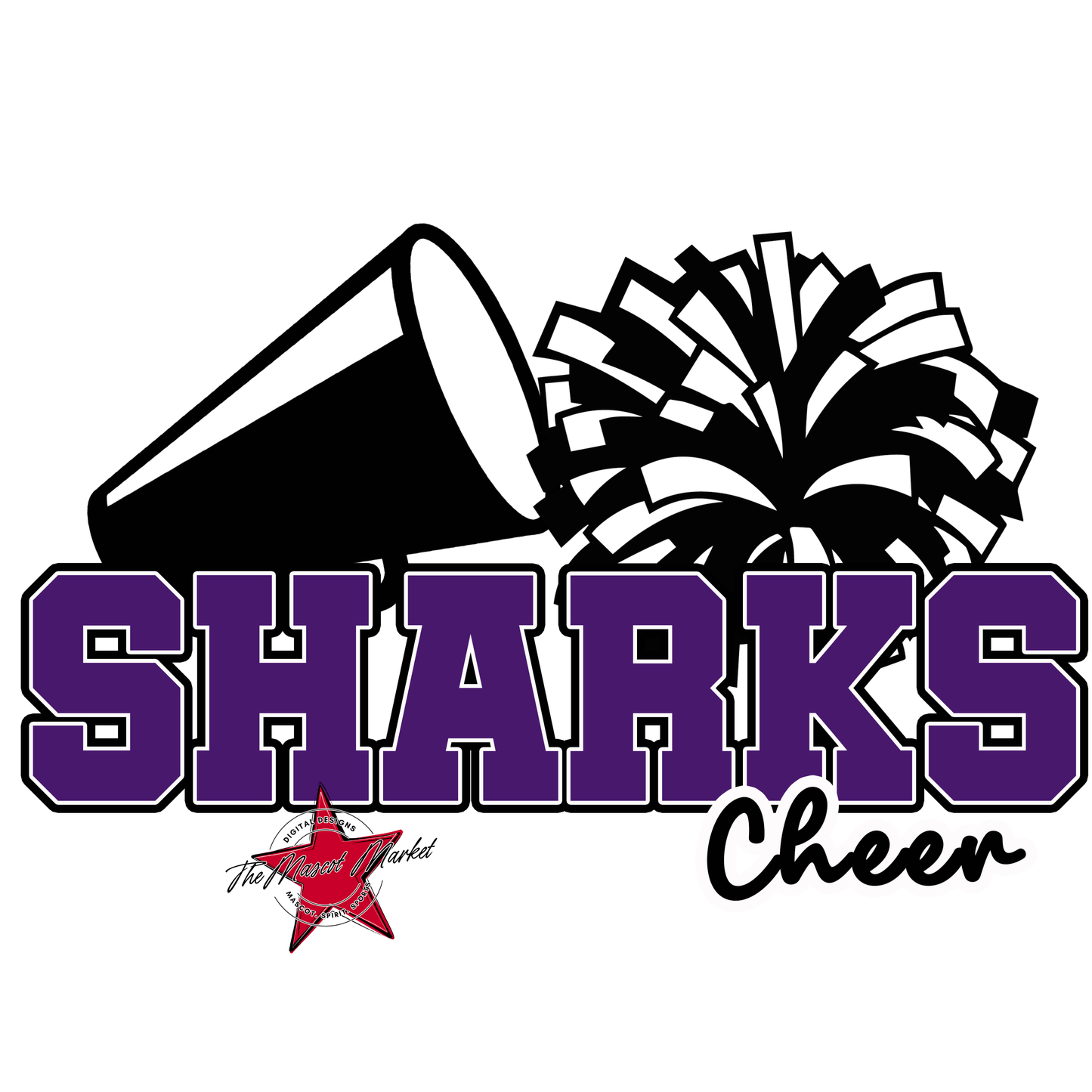 Sharks Varsity Cheer-Purple