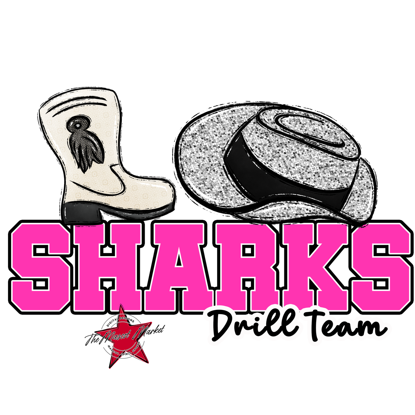 Sharks Varsity Drillteam-Pink