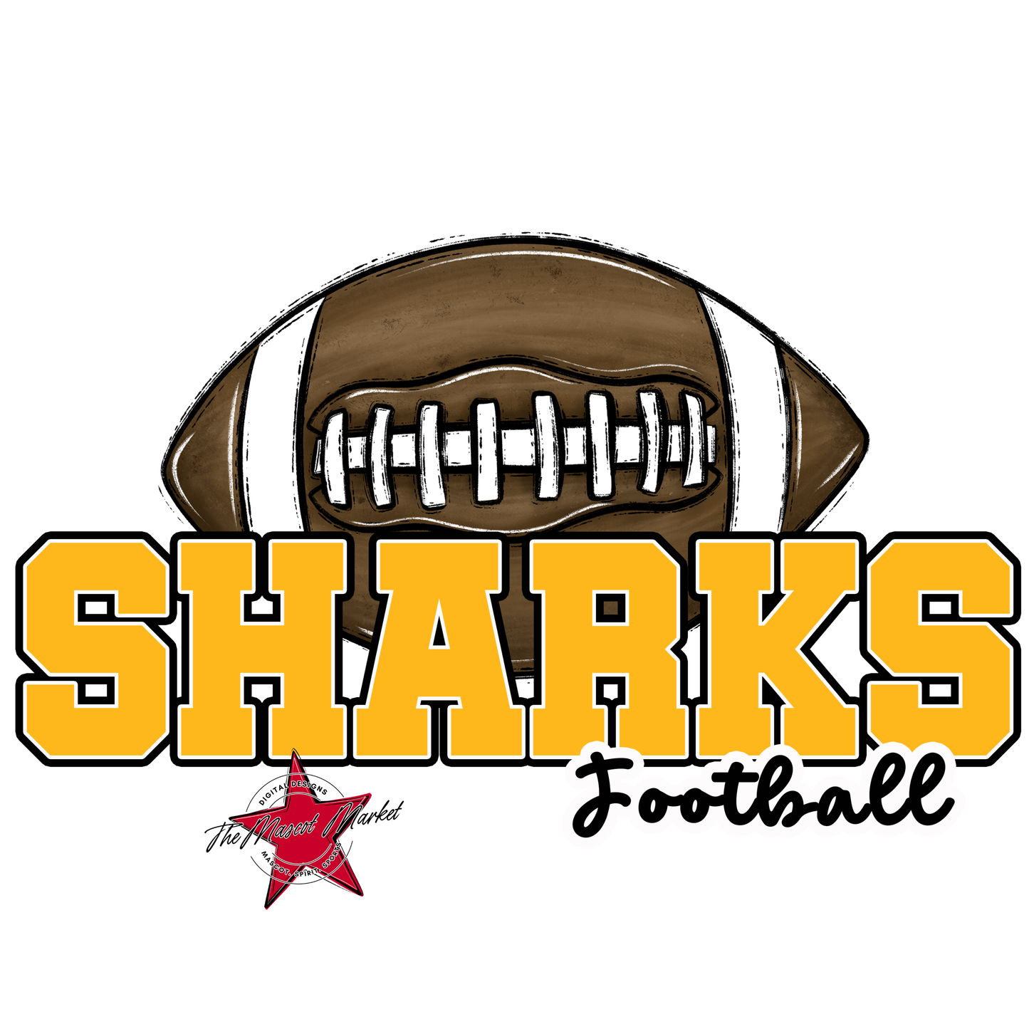 Sharks Varsity Football-Yellow