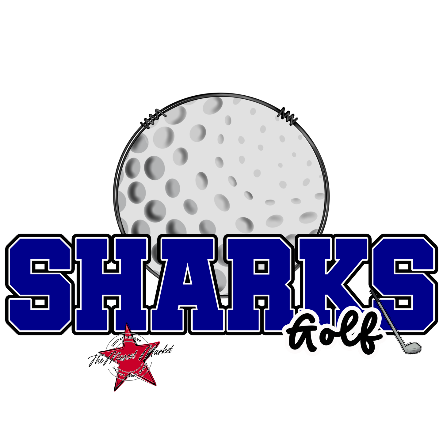 Sharks Varsity Golf-Blue