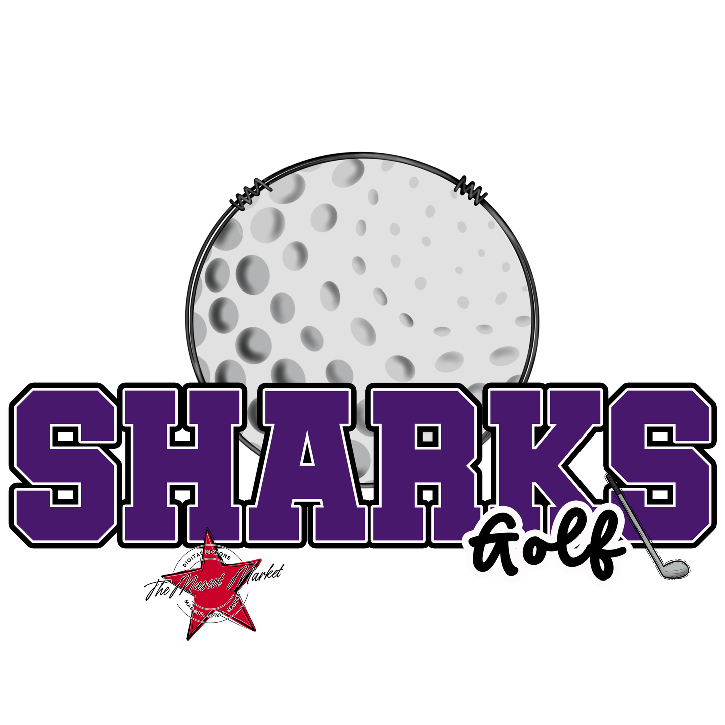 Sharks Varsity Golf-Purple