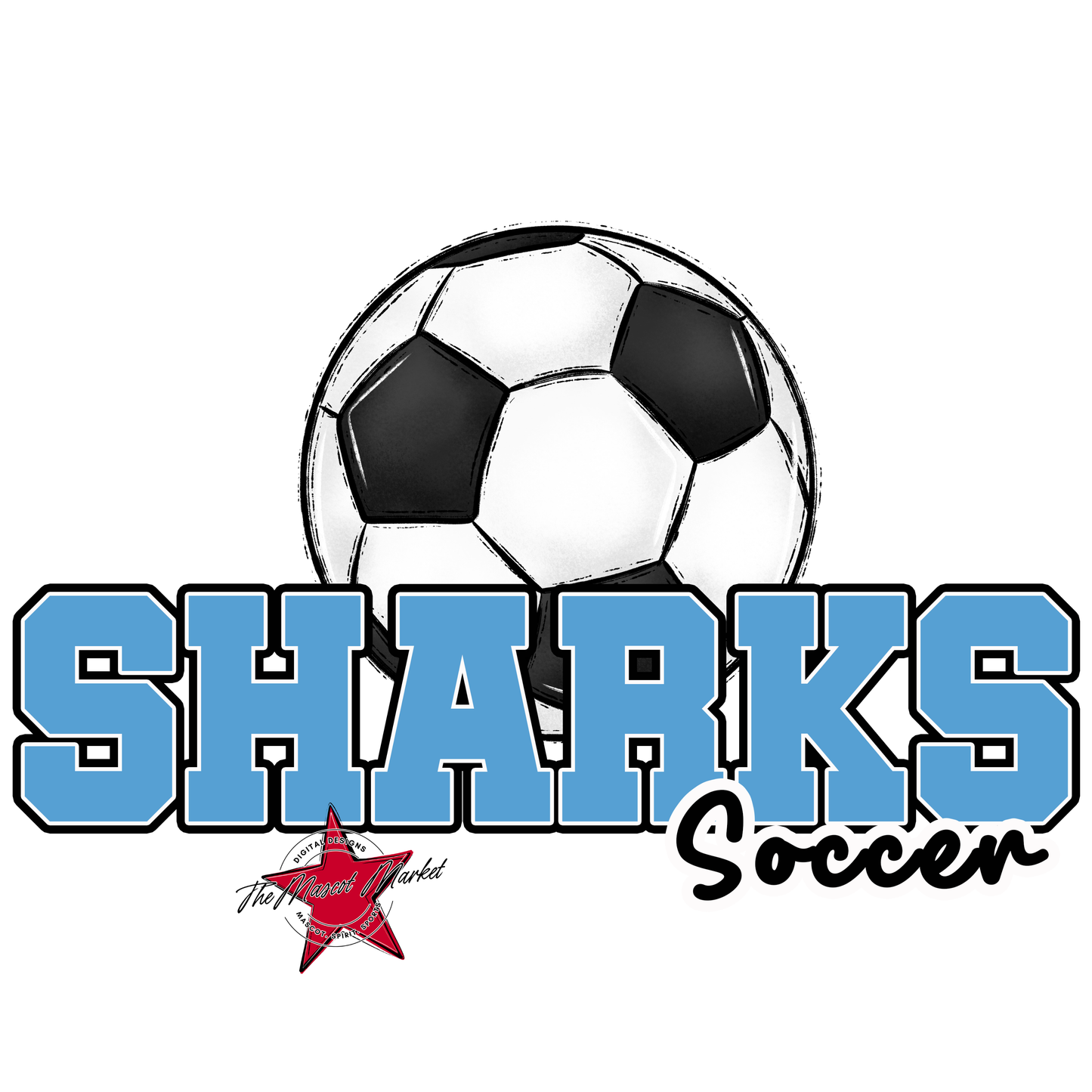 Sharks Varsity Soccer-Carolina Blue