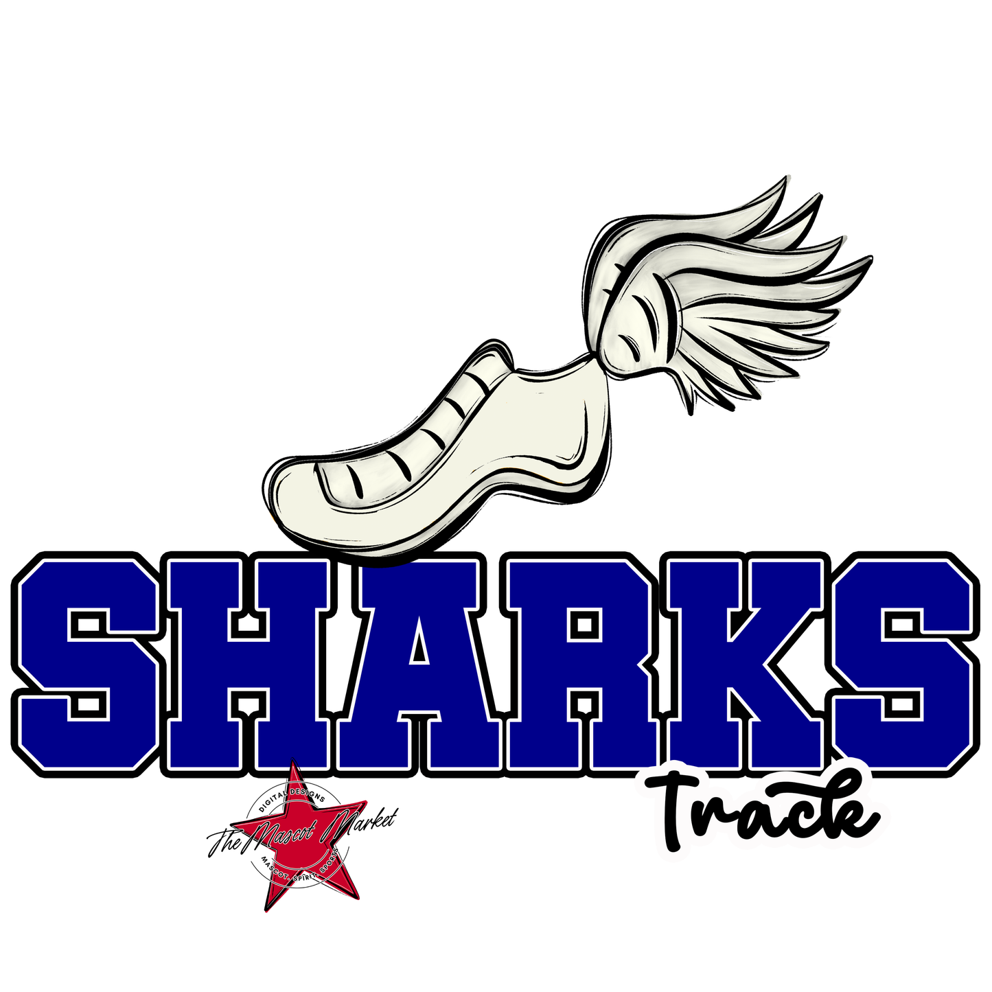 Sharks Varsity Track-Blue