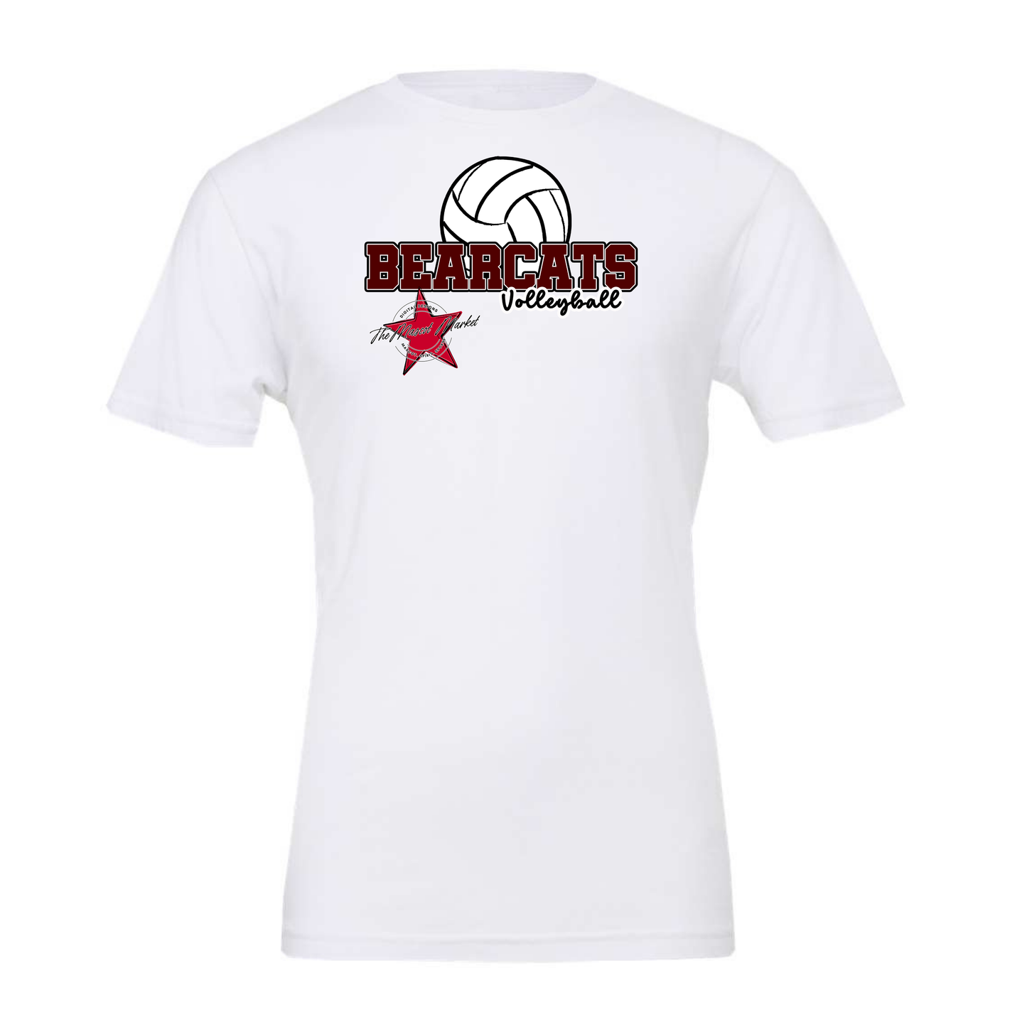 Bearcats Varsity Volleyball Design-Maroon