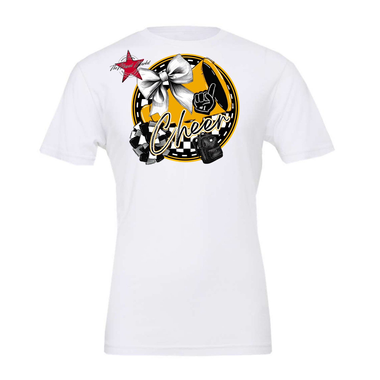 Cheer Circle Design-Yellow