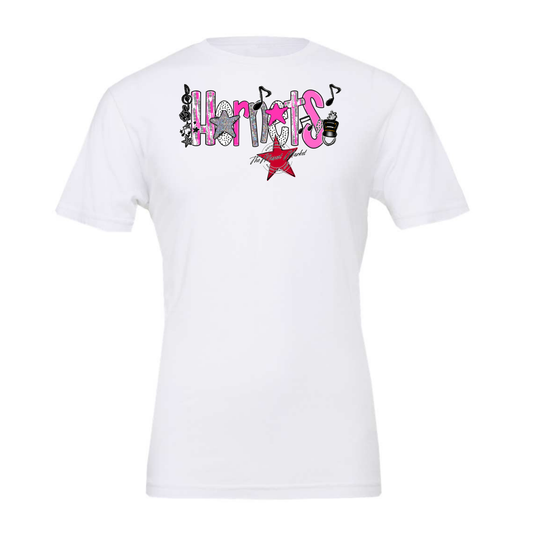 Hornets Band Scrape-Pink