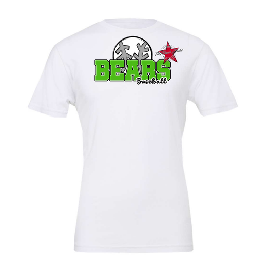 Bears Varsity Baseball Design-Bright Green