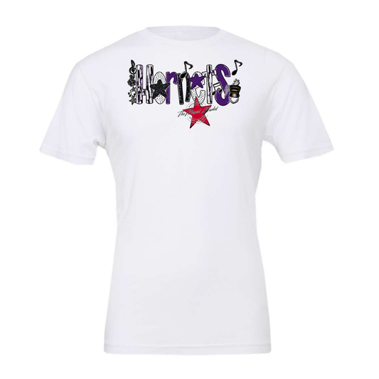 Hornets Band Scrape-Purple