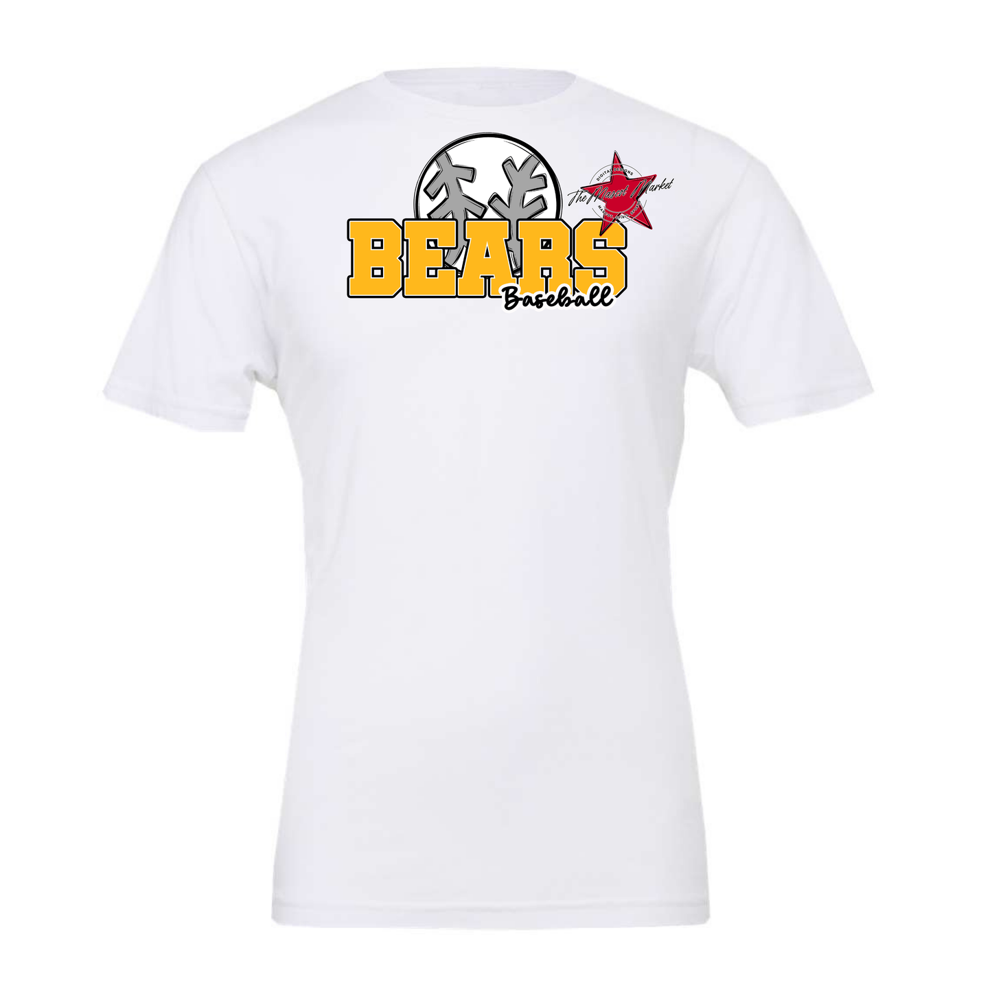 Bears Varsity Baseball Design-Yellow