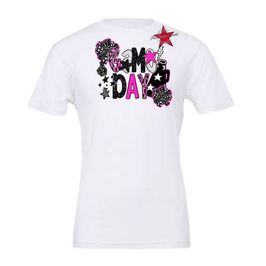 Cheer Game Day Scrape-Pink