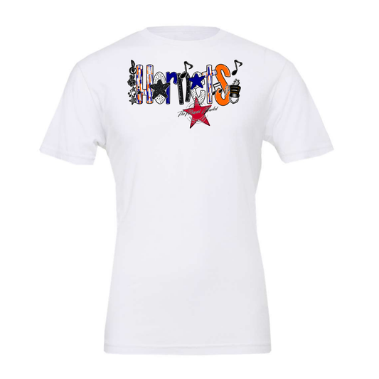 Hornets Band Scrape-Blue-Orange