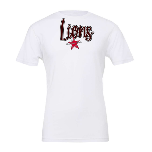 Lions Faux Chenille Patch-Maroon