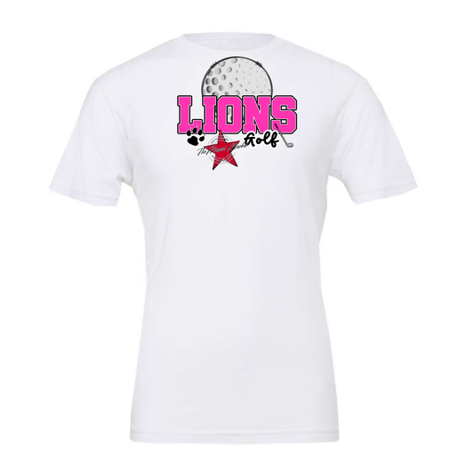 Lions Varsity Golf-Pink