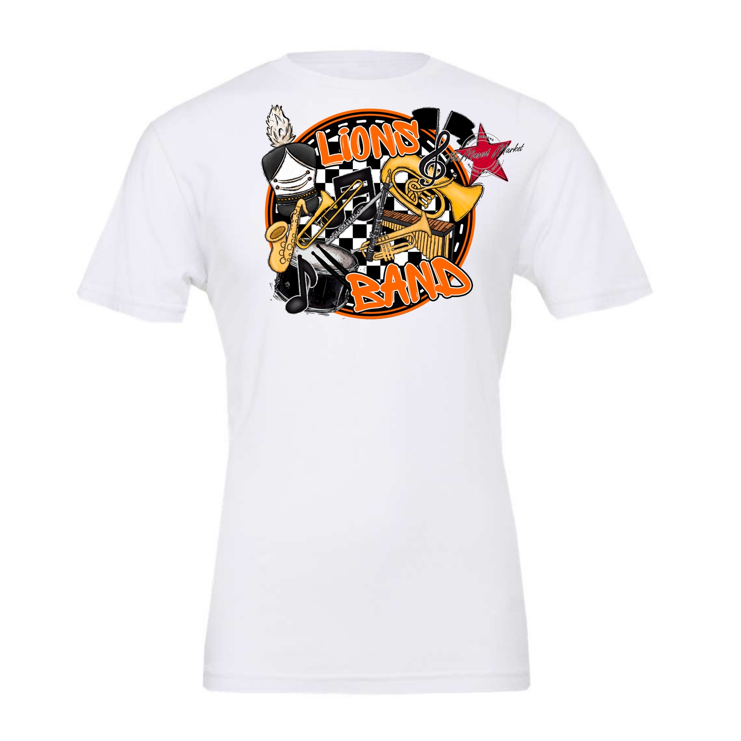 Lions Circle Band Design-Orange