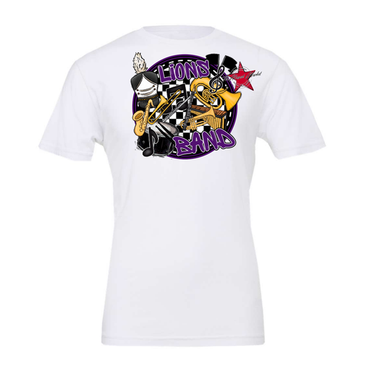 Lions Circle Band Design-Purple