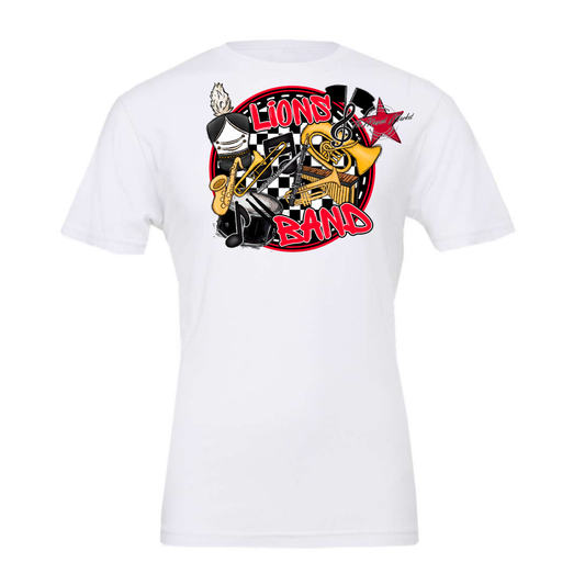 Lions Circle Band Design-Red