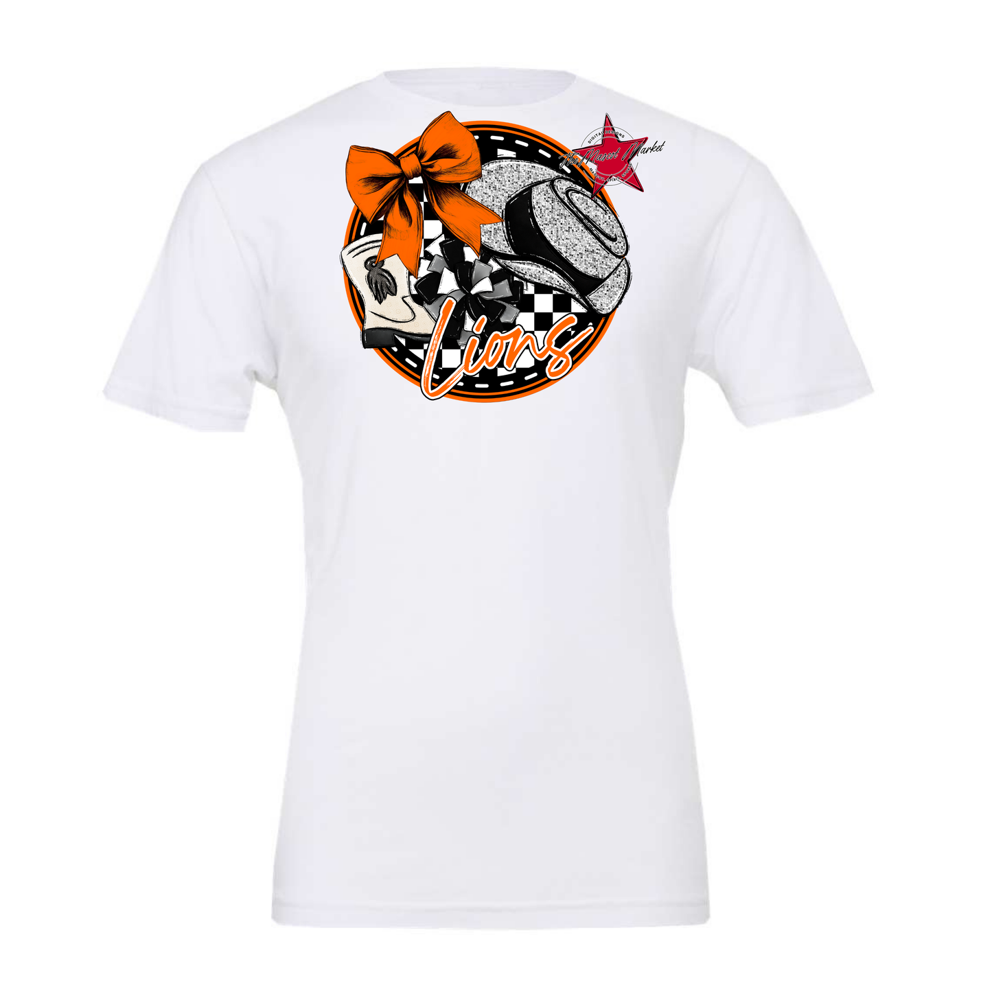 Lions Circle Drillteam Design-Orange