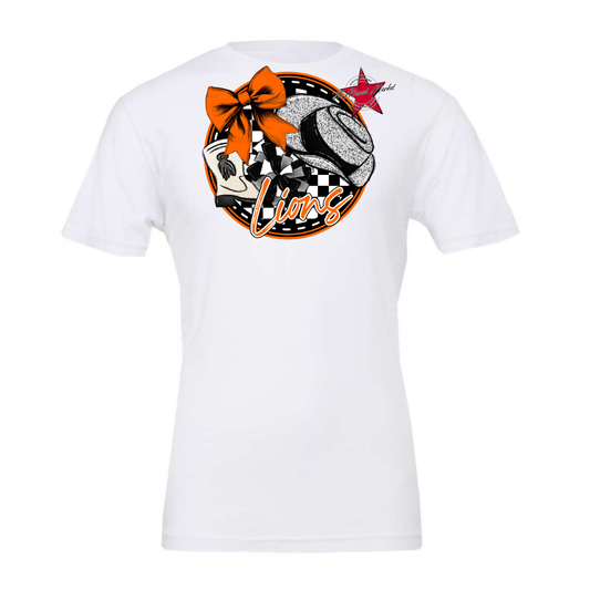 Lions Circle Drillteam Design-Orange