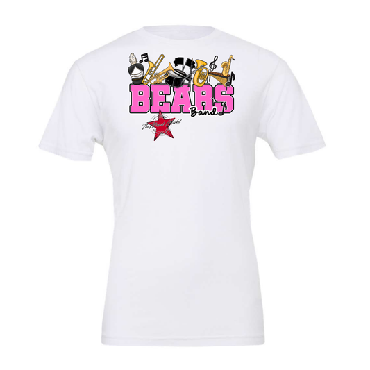 Bears Varsity Band Design-Baby Pink