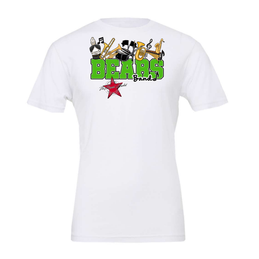 Bears Varsity Band Design-Bright Green